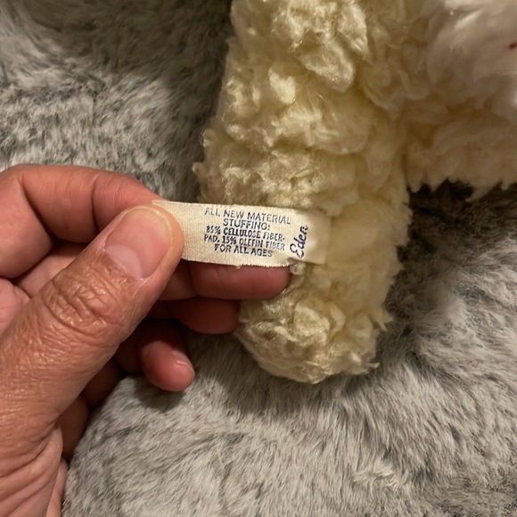 Vintage Eden Blue Eye Lamb Musical Wind Up Head Moves Mary Had a Little Lamb - Picture 7 of 7